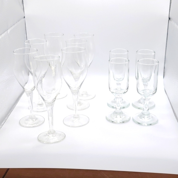 Other - Vintage Champagne Flutes and Shot glasses